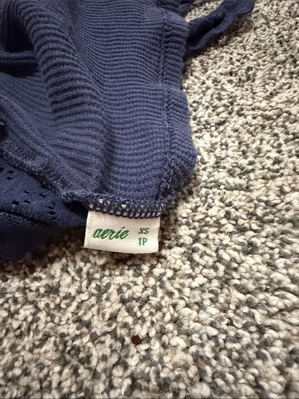 aerie Navy Lace Bralette